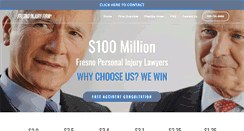 Desktop Screenshot of fresnoinjurylawfirm.com