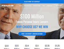 Tablet Screenshot of fresnoinjurylawfirm.com
